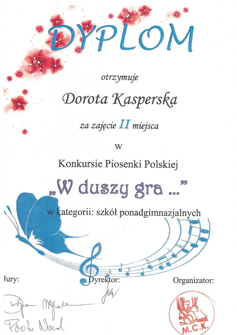 Konkurs Piosenki Polskiej „W duszy gra …” – Miłosław 2015