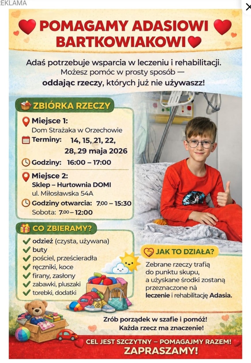 Charytatywna zbiórka na koniec roku szkolnego